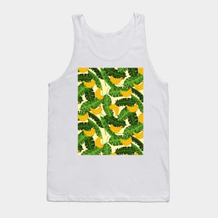 Bananas And Leaves Tank Top